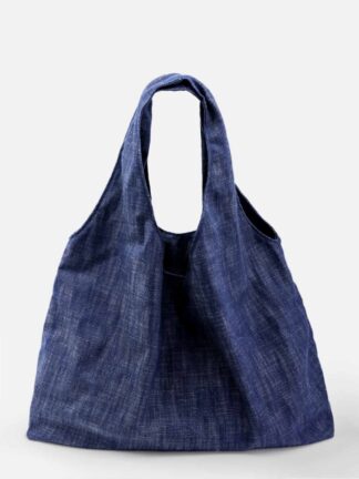 дамска чанта от деним тип торба - Tote